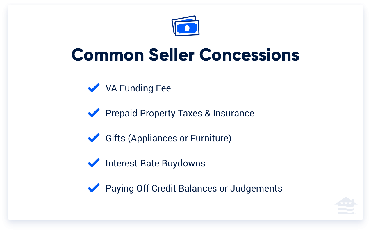 VA loan seller concessions examples